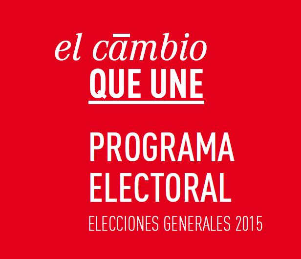 Programa Elecciones Generales.