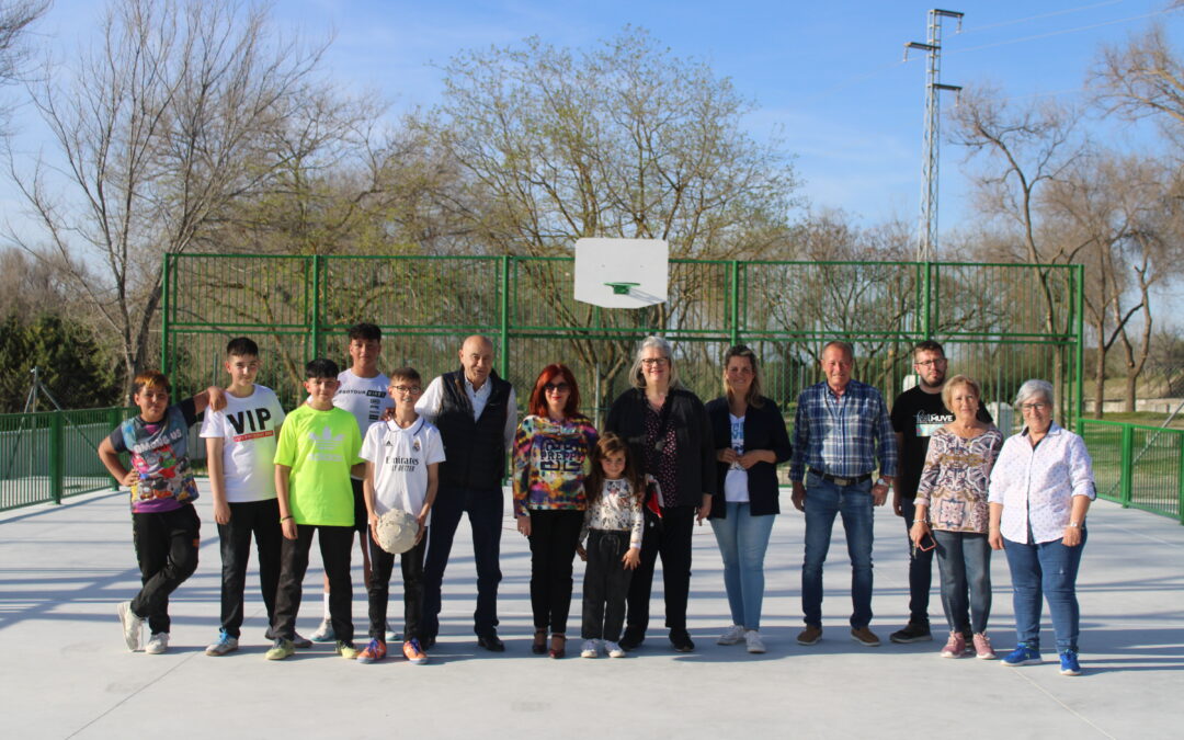 LAS PEDANÍAS DE SANTA EULALIA Y VERACRUZ YA DISFRUTAN DE UNAS NUEVAS PISTAS POLIDEPORTIVAS